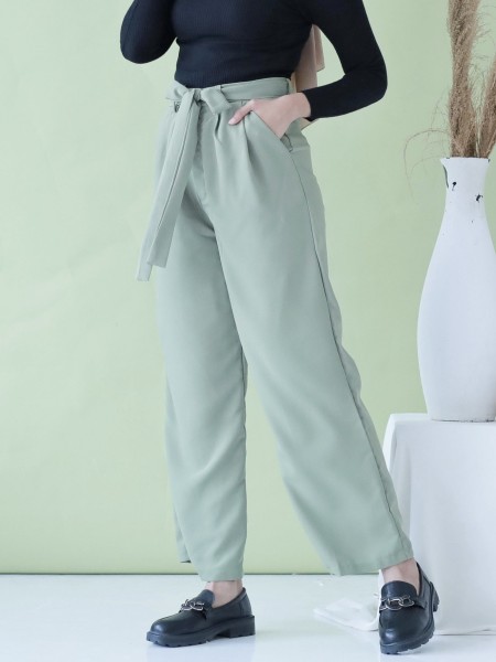 EID23 Zora Pants With Ribbon Belt