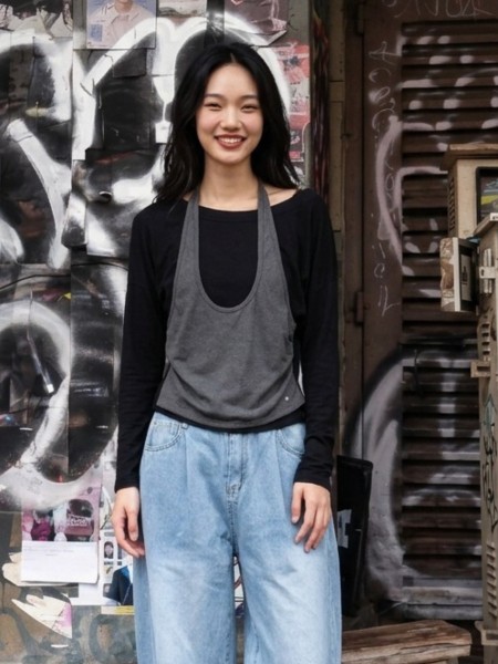 JR NRC Off Shouder And Halter Combi Tee