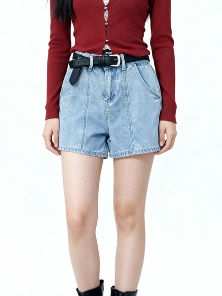 JR Tinker Elastic Waist Denim Short