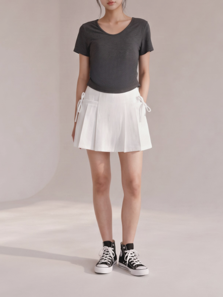 JR CORE Side Gather Tee