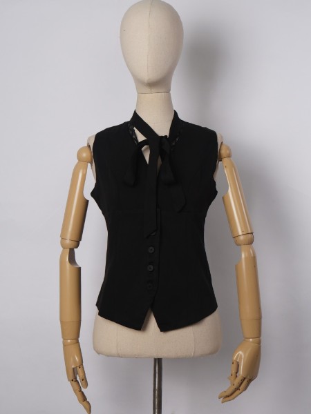 SMARTEN LACE ADD ON FRONT TIED VEST