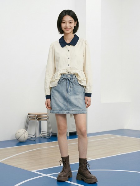 NRC Light Denim Skort