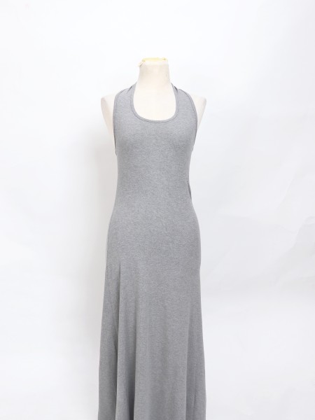 SMARTEN JERSEY MIDI HALTER DRESS