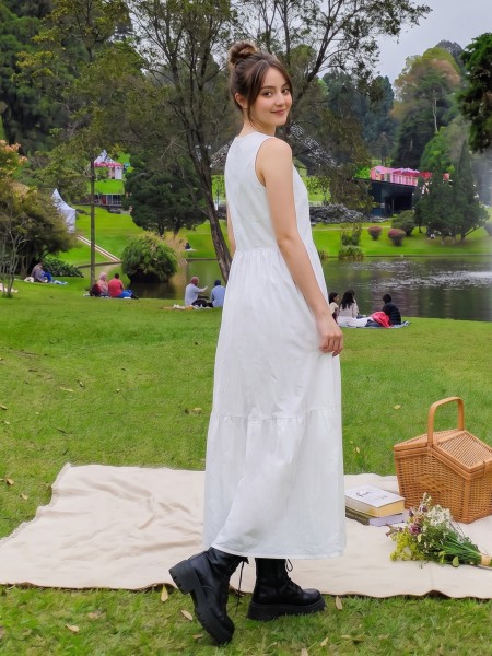 PG Maxi Poplin Dress