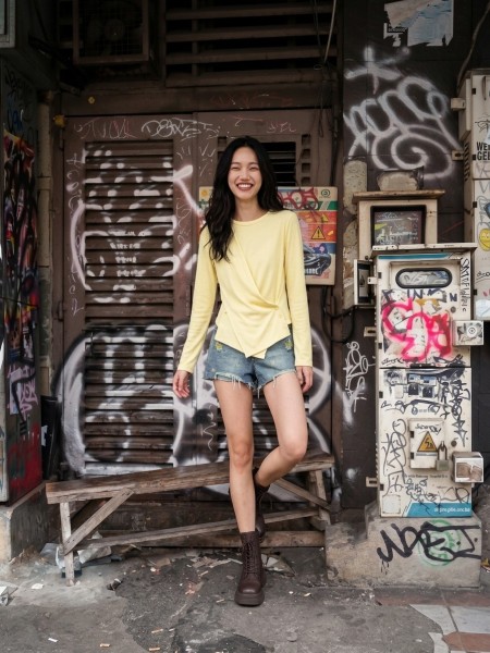 JR NRC Crew Neck Long Sleeves Tee