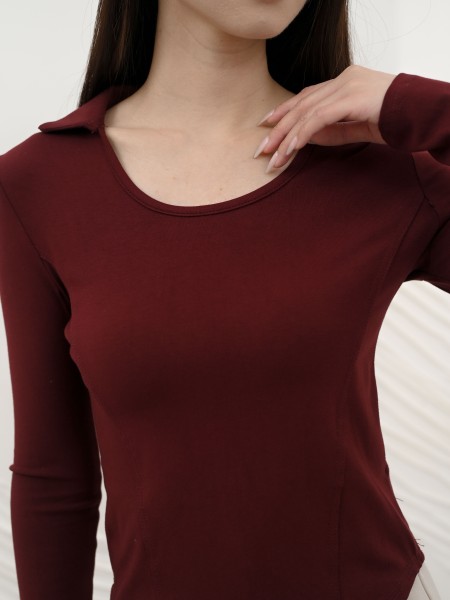 CORE DITOX Collar Long Sleeves Tee