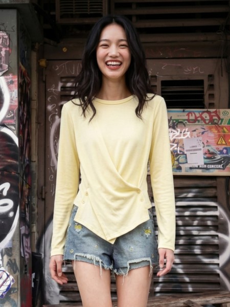 JR NRC Crew Neck Long Sleeves Tee