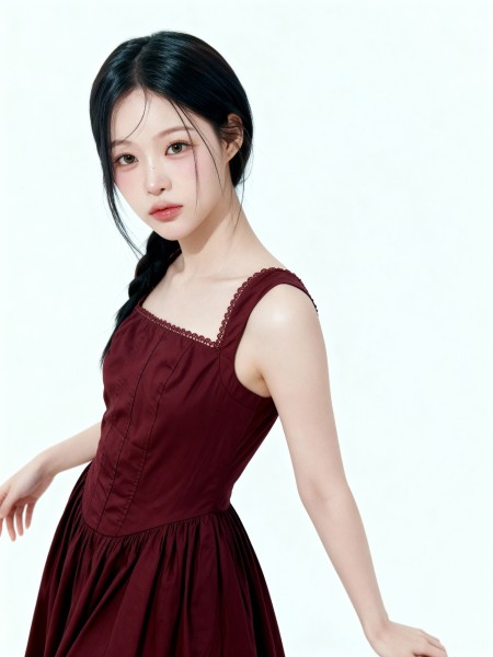 Kimberly Square Neck Corset Dress