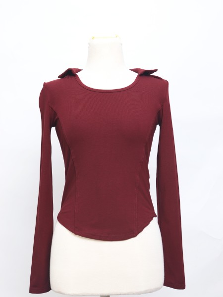 CORE DITOX Collar Long Sleeves Tee