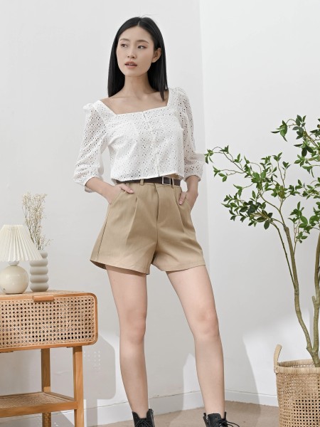 Kara Eyelet Shirt