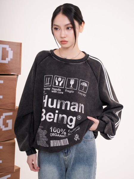 DITOX HUMAN BEING Washed Oversize Sweater