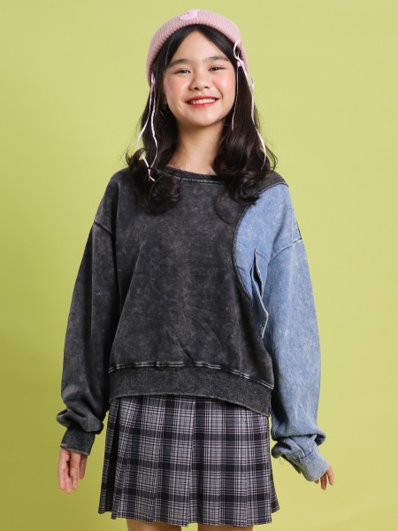 JR DITOX Washed Combi Sweater