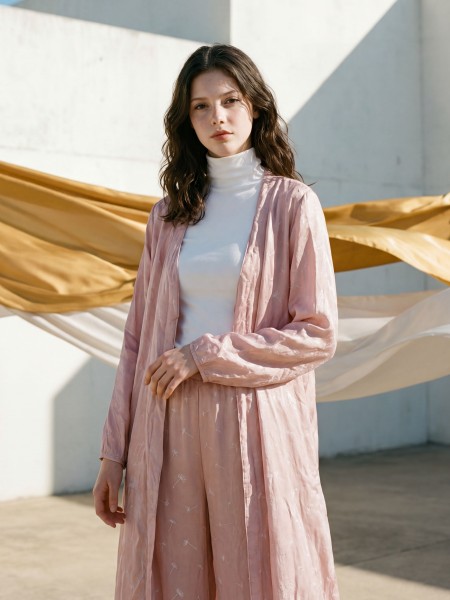 EID Amna 2pcs Set Long Shirt & Pants RO2