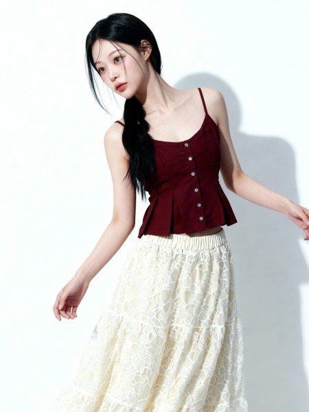 Lisa Linen Flare Top