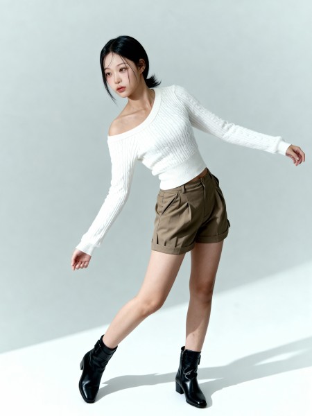 Dizza Off Shoulder Knit Top