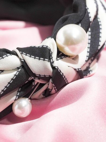 Pearl Silk Hairband