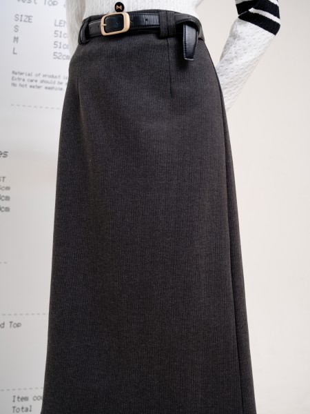 SMARTEN Alika Suede Midi Skirt