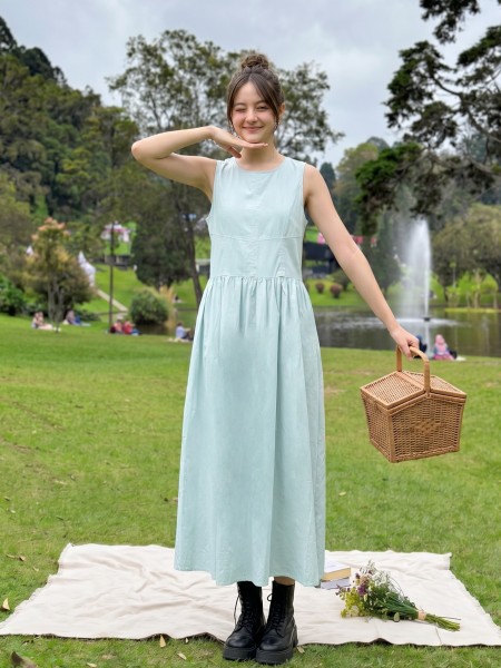 PG Maxi Poplin Dress
