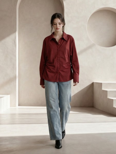 EID Amira Gather Waist Shirt