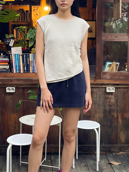 PG Gather Side Textured Top