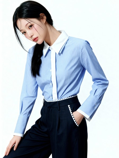 Iis Tied Stripes Shirt