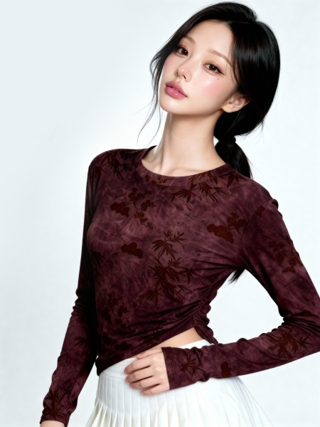 JR Bamboo Suede Print Tee