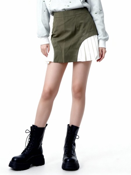 CNY Pleats Skort Combi
