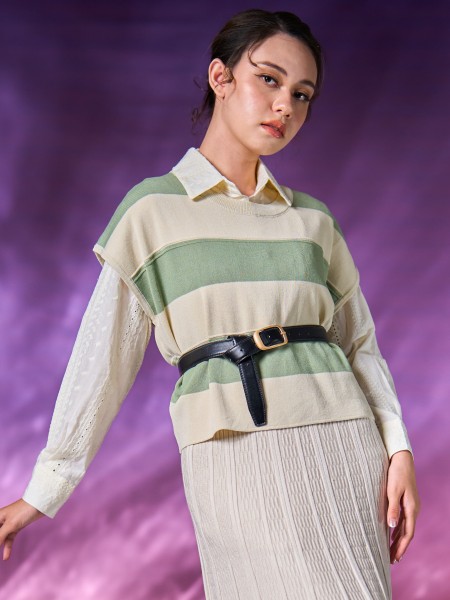 WW Horizontal Combi Knit Tee