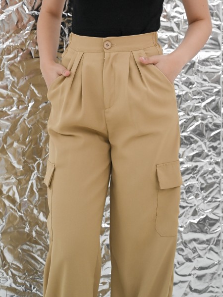 FELIZ23 Beth Side Utility Pocket Pants