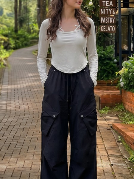JR PG Diagonal Side Pocket Cargo Pants
