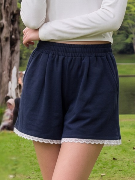JR CORE PG Jersey Short With Lace Edge
