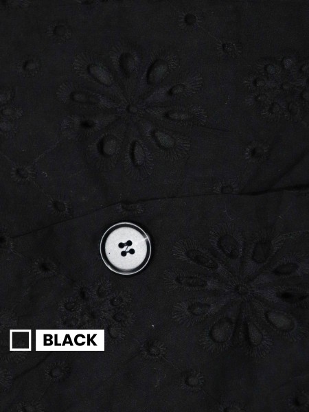 FELIZ23 Low Neck Eyelet Boham Shirt