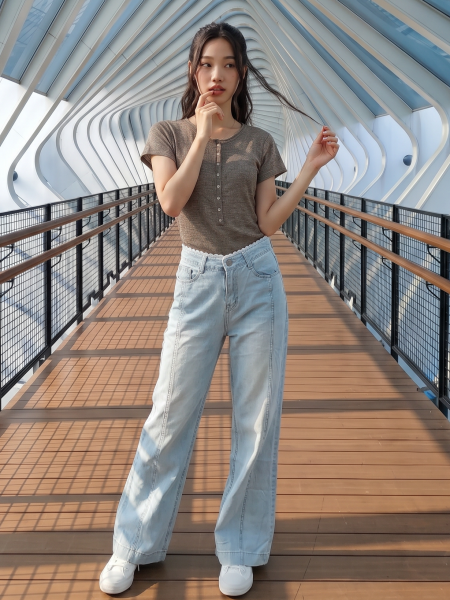NRC Button Up Tee