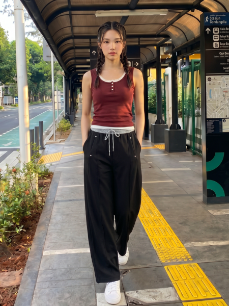 CORE NRC Inner Lace Layer Sleeveless Tee