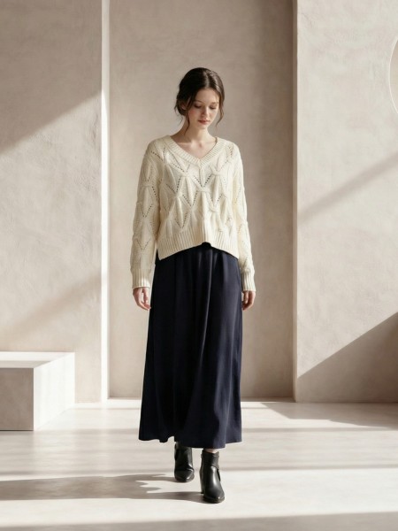 EID Rania Pattern Knit Top