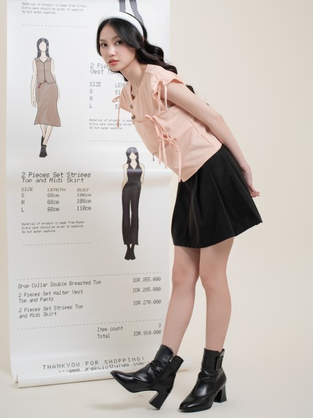 SMARTEN RIBBON BUTTON SHIRT