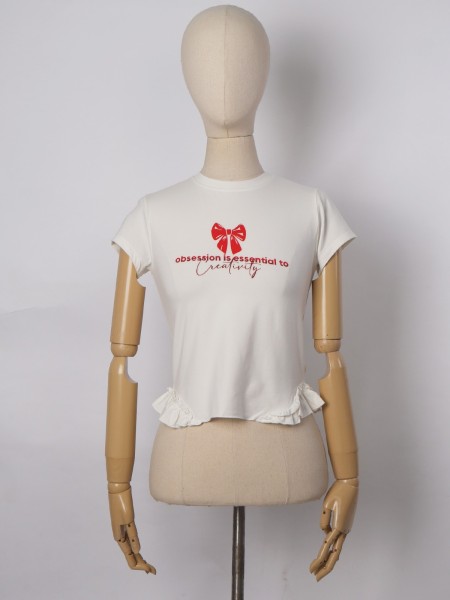 JR SMARTEN OBSESSION RUFFLES TEE