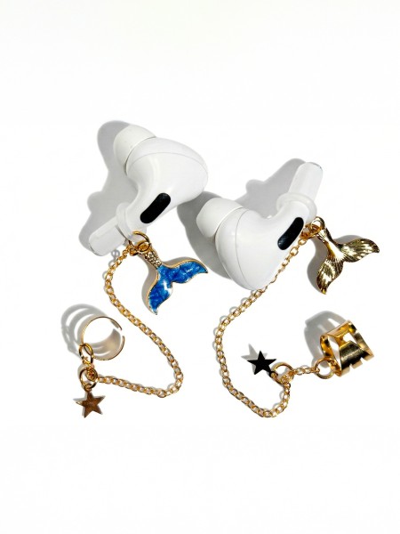 Airpods Blue Pearl Mermaid Color Earhatch