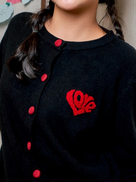 JR DITOX LOVE Knit Cardigan