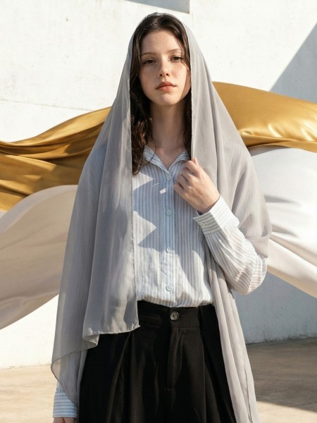 EID Sheer Stripes Outer Shirt