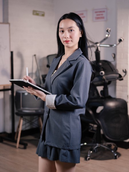 SMARTEN Bundling Blazer with Pleats Short