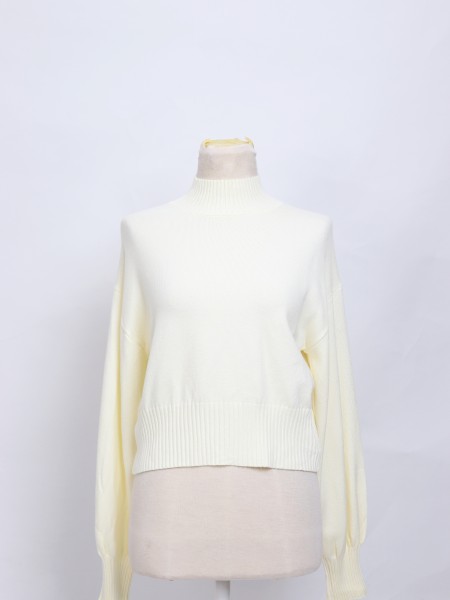 SMARTEN High Neck Knit Top
