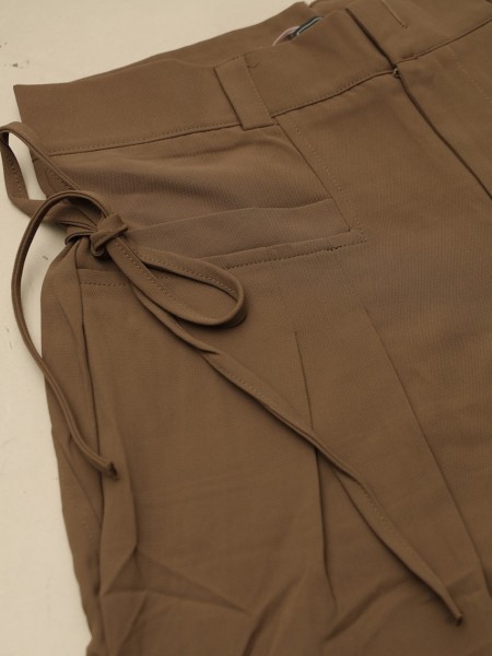 HG Side Tied Wide Leg Trousers