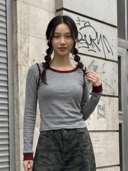 JR CORE NRC Black Outline Long Sleeves Tee