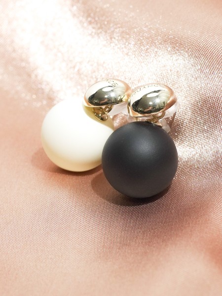 Monochrome Enamel Earrings