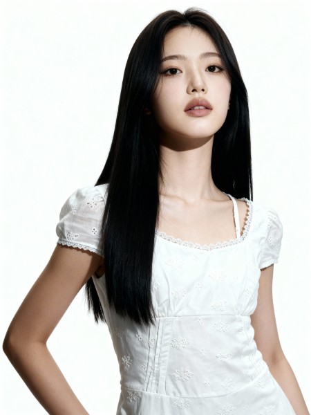 ELITE Frost White Lace Combi Mini Dress