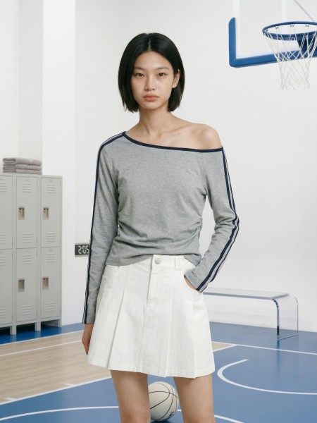 JR NRC Double Front Pleats Skort