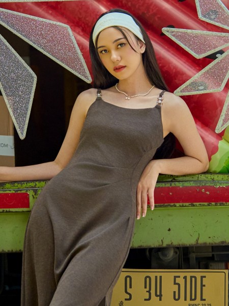 SEA Metal Accessories Jersey Dress