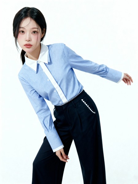 Iis Tied Stripes Shirt