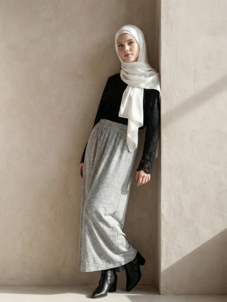 EID Elastic Waist Mermaid Jersey Skirt